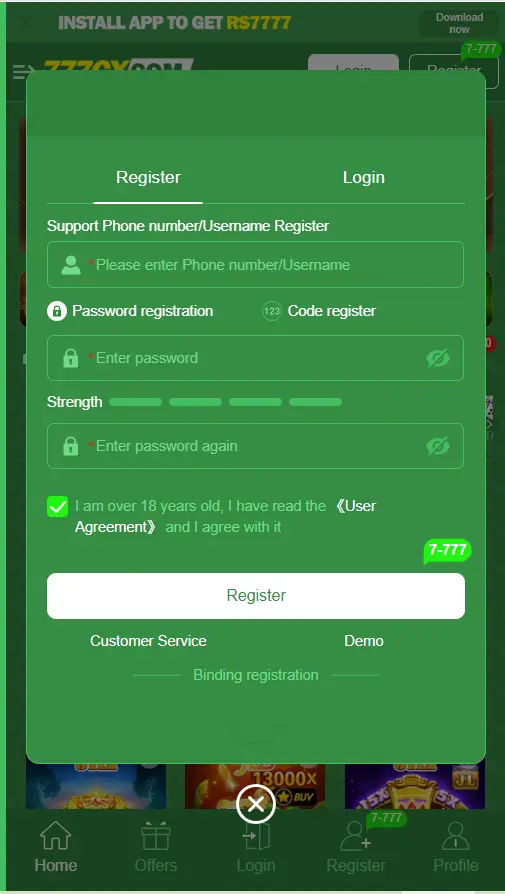 77Cx Game Download earning game