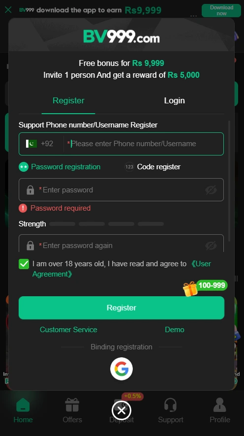 BV999 Game Download apk