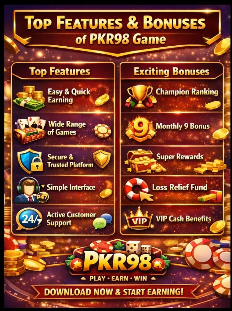 98PKR Game (online earning app)