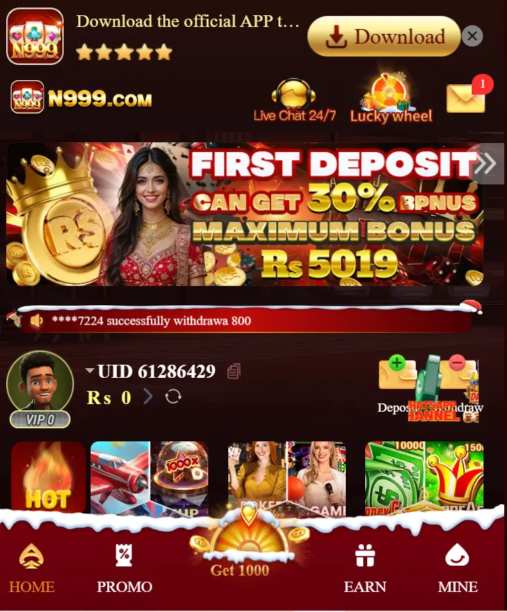 N999 Game APK Free Download (Earning app)