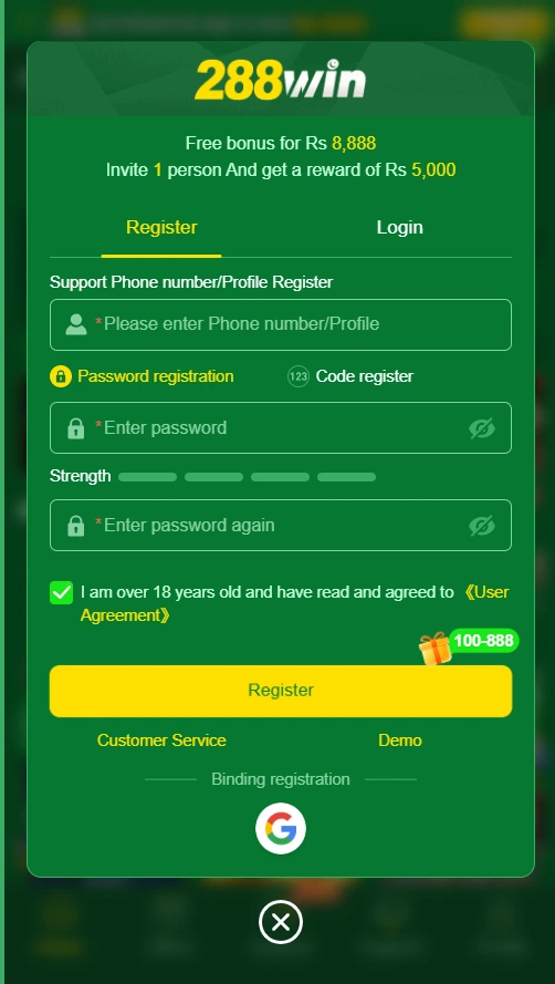 288Win game Online Casino game in Pakistan