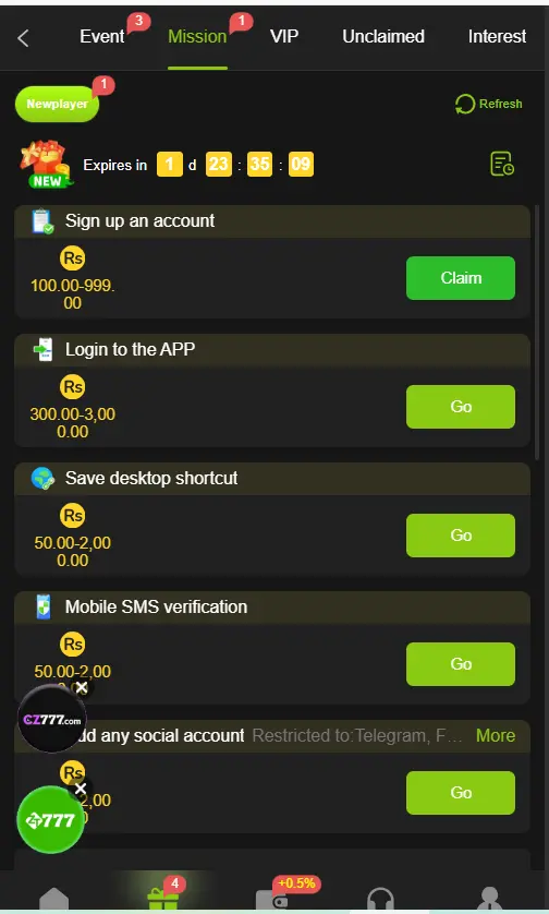 ZS999 Game apk (New earning app)